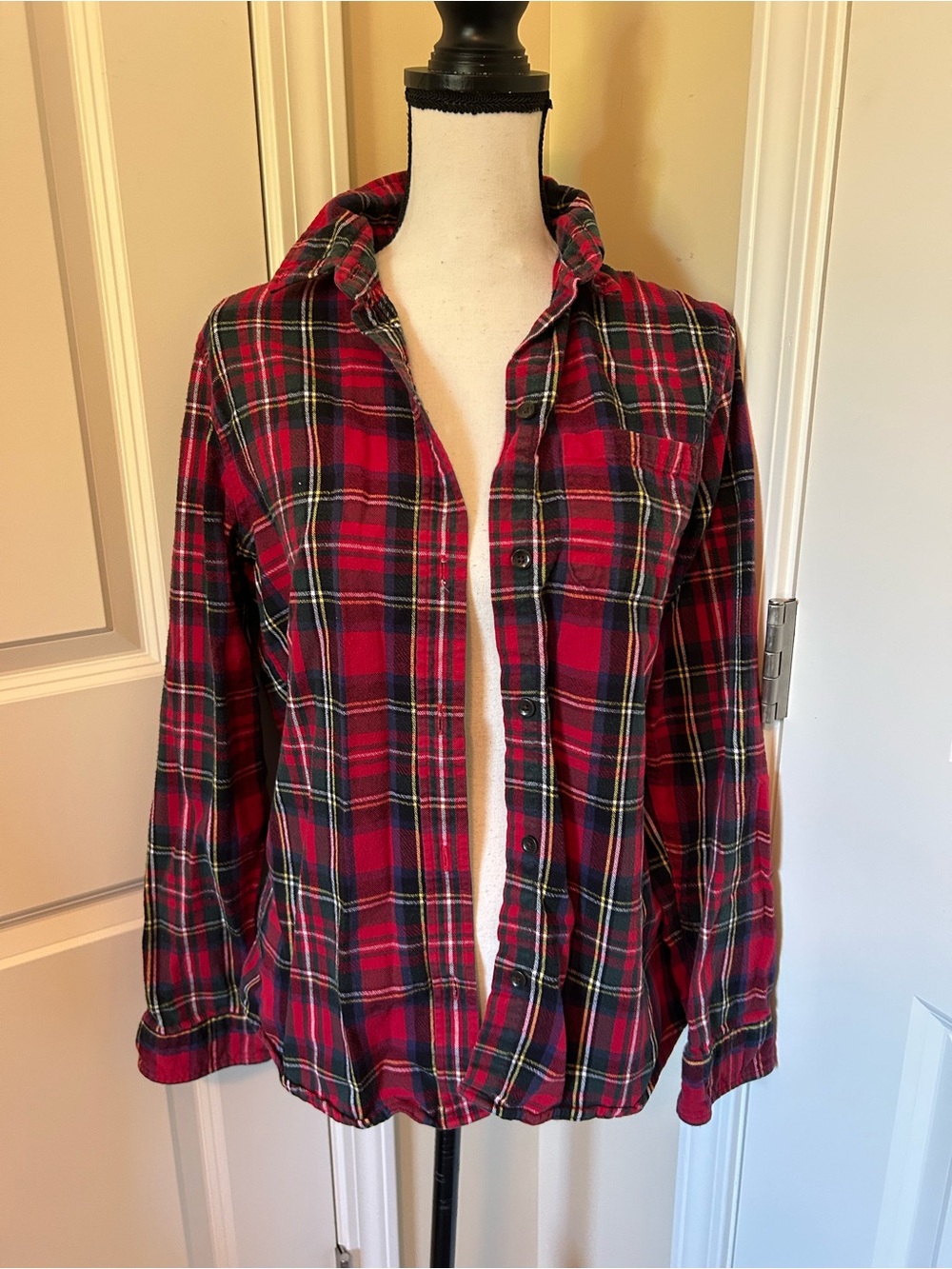 Vintage LL Bean plaid flannel 100% cottob
